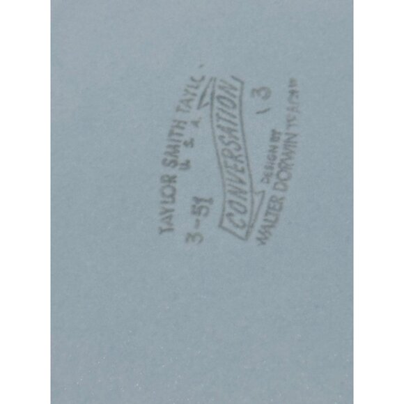 luray taylor smith taylor set of 4 dinner plates pastel colors blue yellow READ - Picture 8 of 11